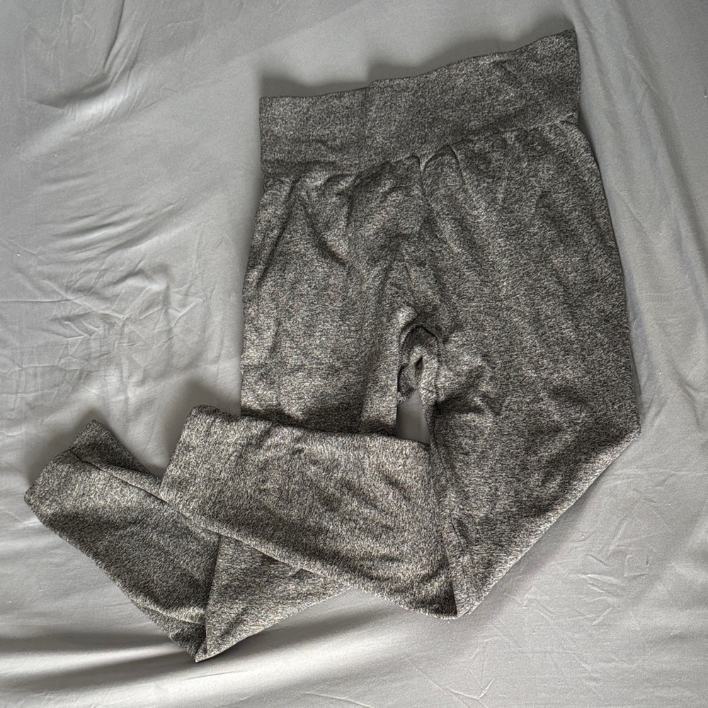 Heather Gray High Waisted Soft Leggings Large